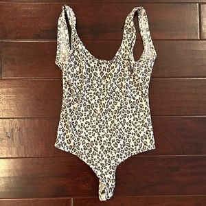 cheetah print bodysuit!! cute to wear with some jeans or jean shorts!!